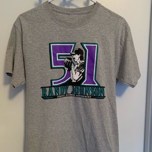 Men’s Randy Johnson Jersey Retirement Large Tee